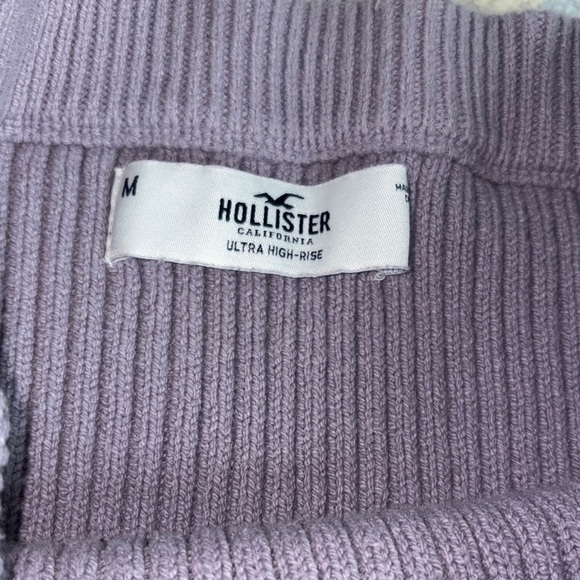 Hollister Lavender Ribbed Midi Skirt size medium - Picture 2 of 4